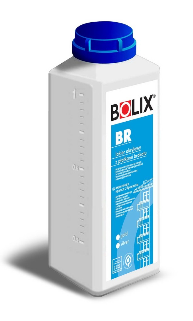 BOLIX BR - akrylowy lakier z brokatem 