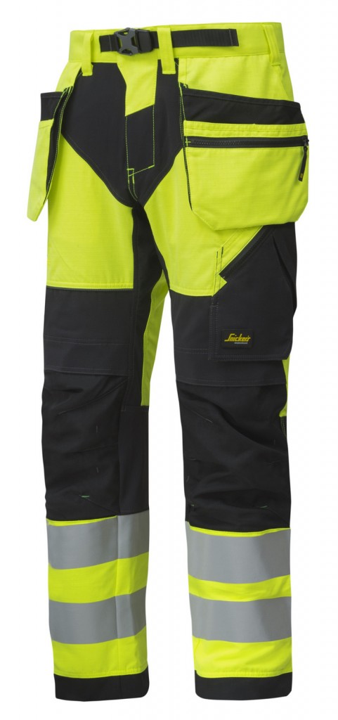 Spodnie FlexiWork+ z workami kieszeniowymi (6932). Fot. Snickers Workwear